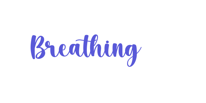 Breathing Font Download