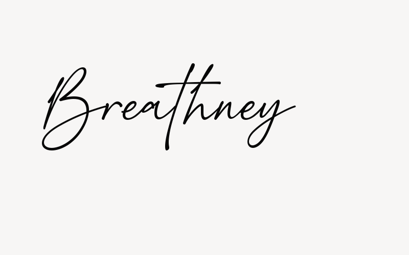 Breathney Font