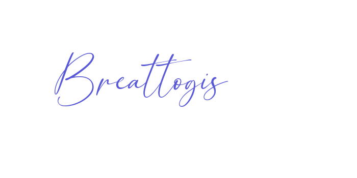 Breattogis Font Download