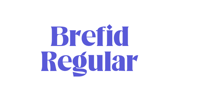 Brefid Regular Font Download