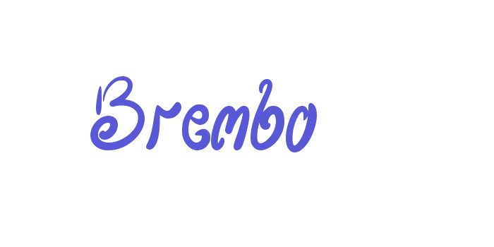 Brembo Font