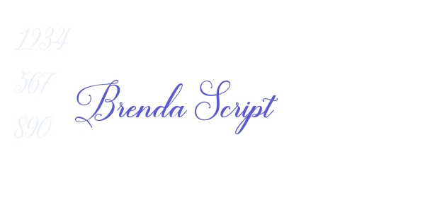 Brenda Script font