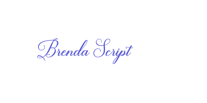 Brenda Script Font Download