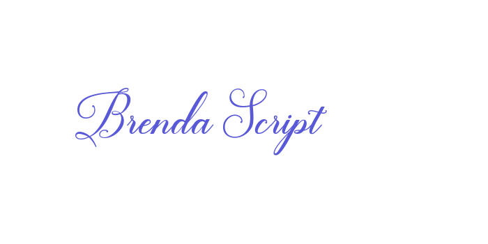 Brenda Script Font