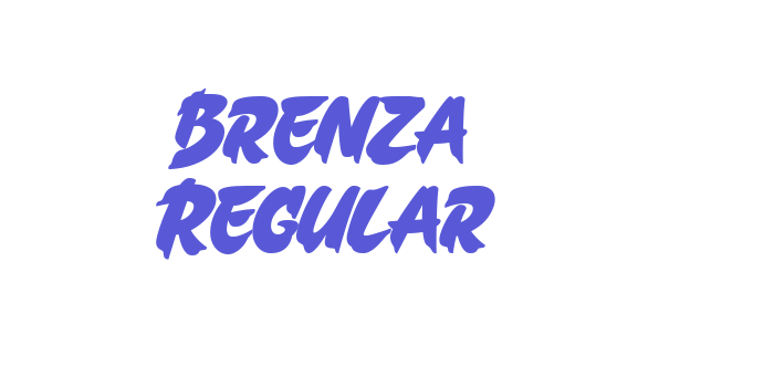 Brenza Regular Font Download