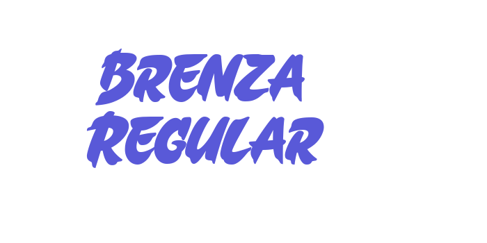 Brenza Regular Font