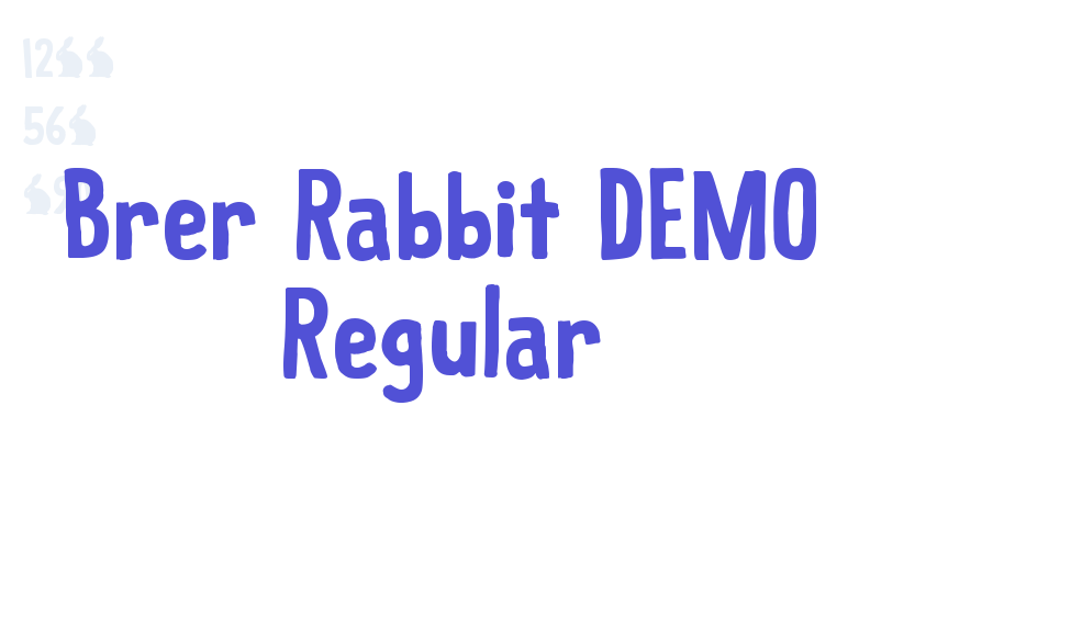 Brer Rabbit DEMO Regular-font-download