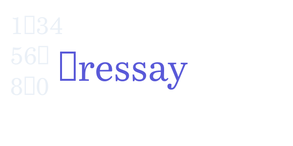 Bressay font free