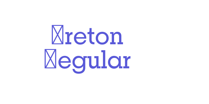 Breton Regular Font Download