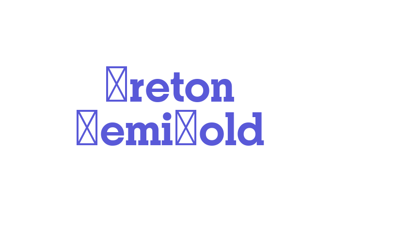 Breton SemiBold Font Download