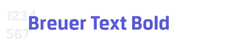 Breuer Text Bold-related font