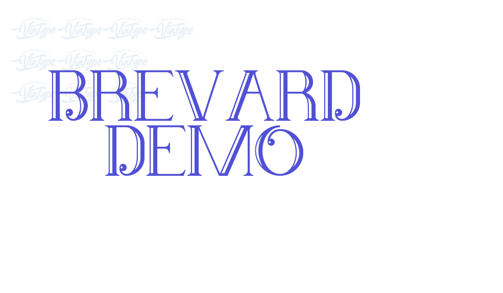 Brevard Demo-font-download