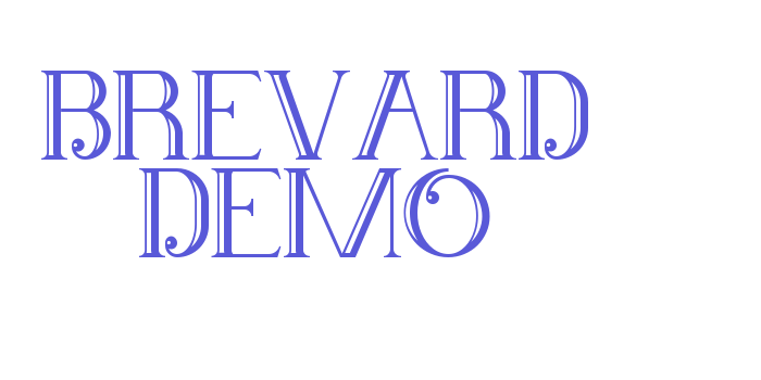 Brevard Demo Font