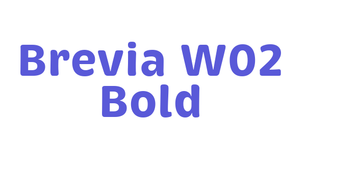 Brevia W02 Bold Font Download