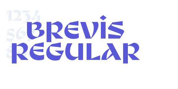 Brevis Regular font