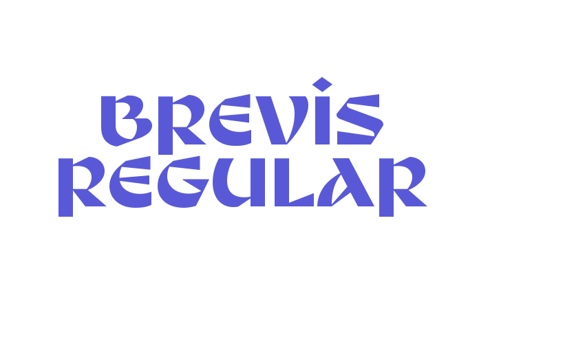 Brevis Regular Font Download