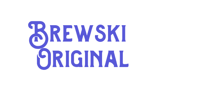 Brewski – Original Font