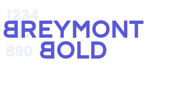 Breymont Bold font