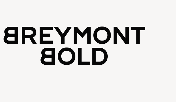 Breymont Bold Font