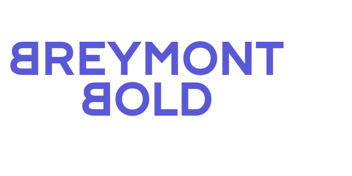 Breymont Bold Font Download