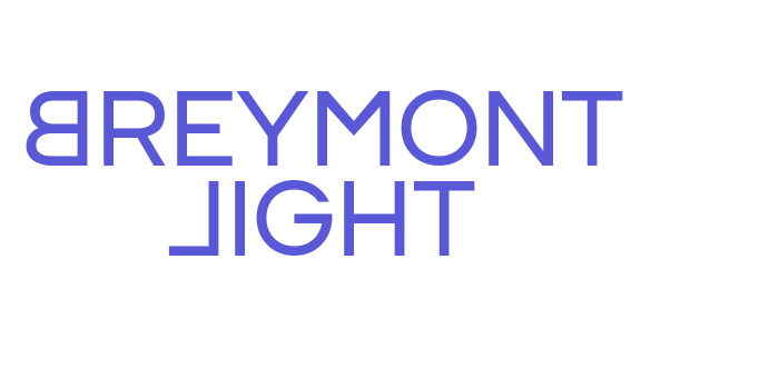 Breymont Light Font Download