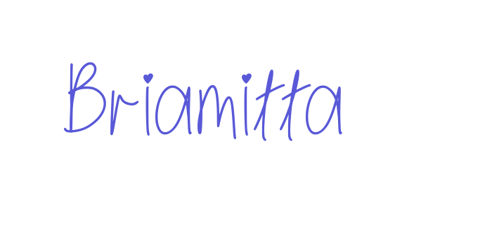 Briamitta Font Download