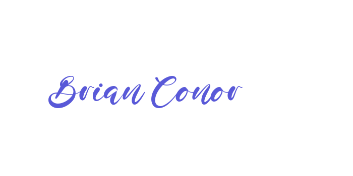 Brian Conor Font Download