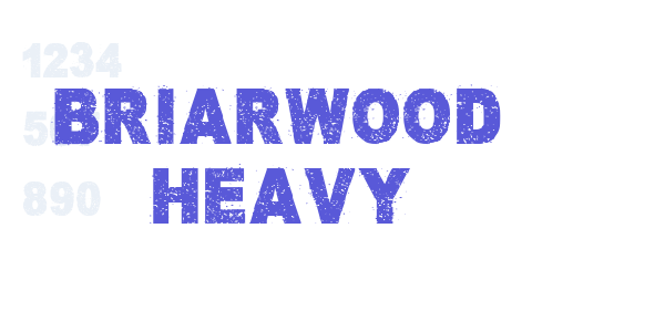 Briarwood Heavy font free