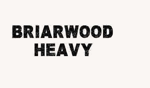 Briarwood Heavy Font