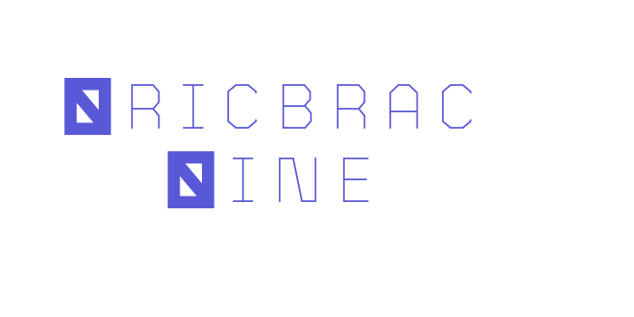 Bricbrac Line Font Download