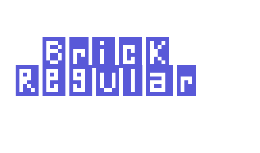 Brick Regular Font Download