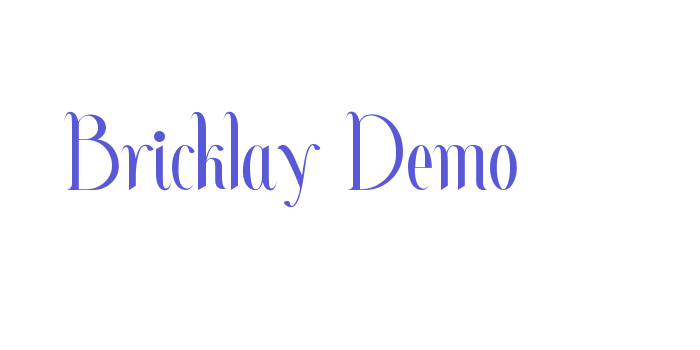 Bricklay Demo Font Download