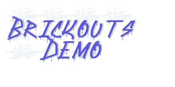 Brickouts Demo font free