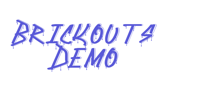 Brickouts Demo Font Download