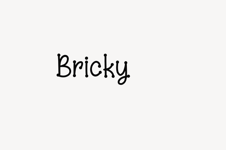 Bricky font download