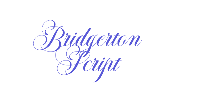 Bridgerton Script Font Download