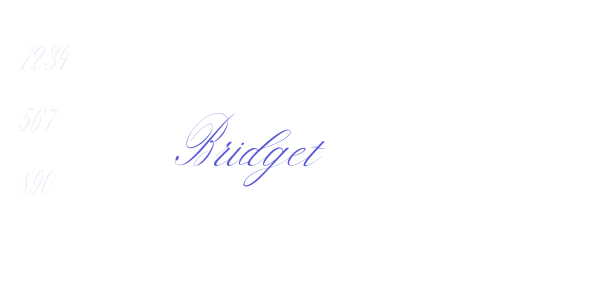 Bridget font