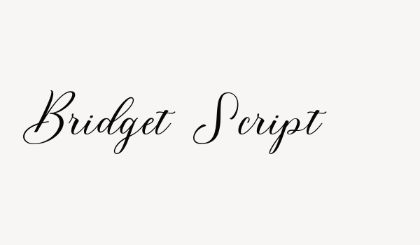 Bridget Script Font