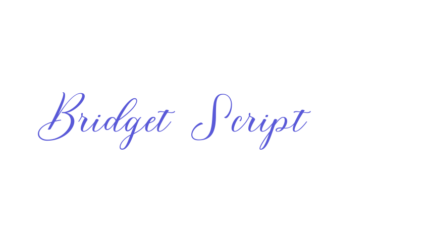 Bridget Script Font