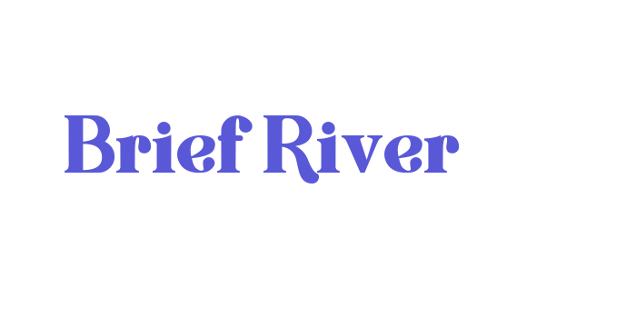 Brief River Font Download