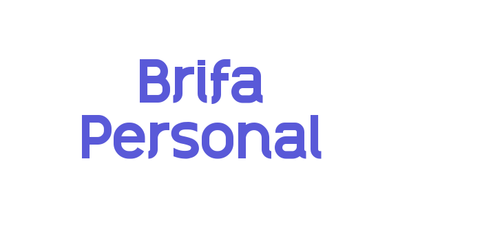 Brifa Personal Font Download