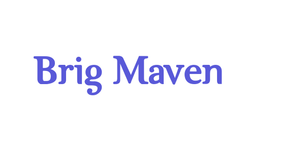 Brig Maven font free