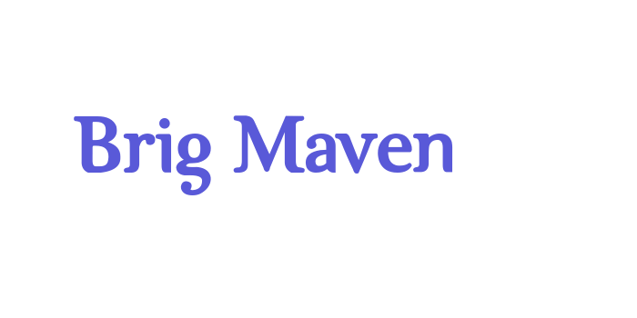 Brig Maven Font Download