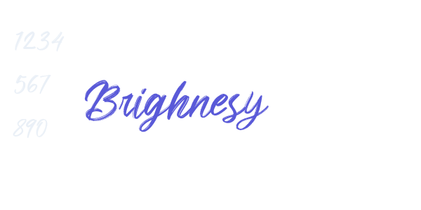 Brighnesy font free