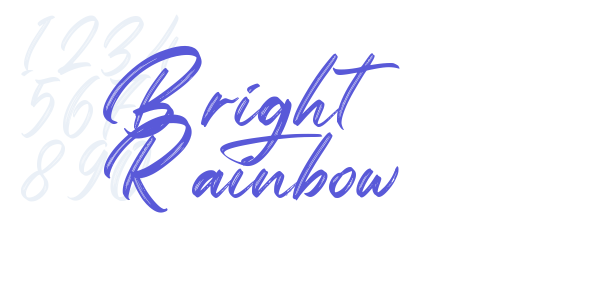 Bright Rainbow font