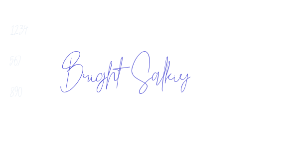 Bright Salkiy font free