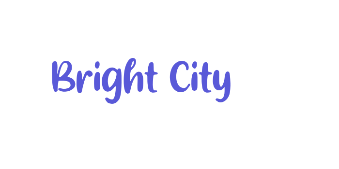 Bright City Font Download