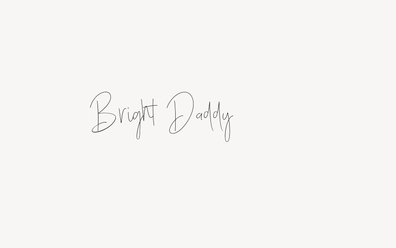 Bright Daddy Font