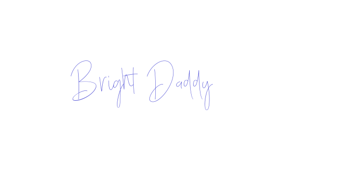 Bright Daddy Font Download