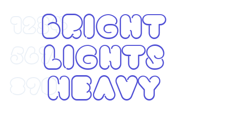 Bright Lights Heavy-font-download